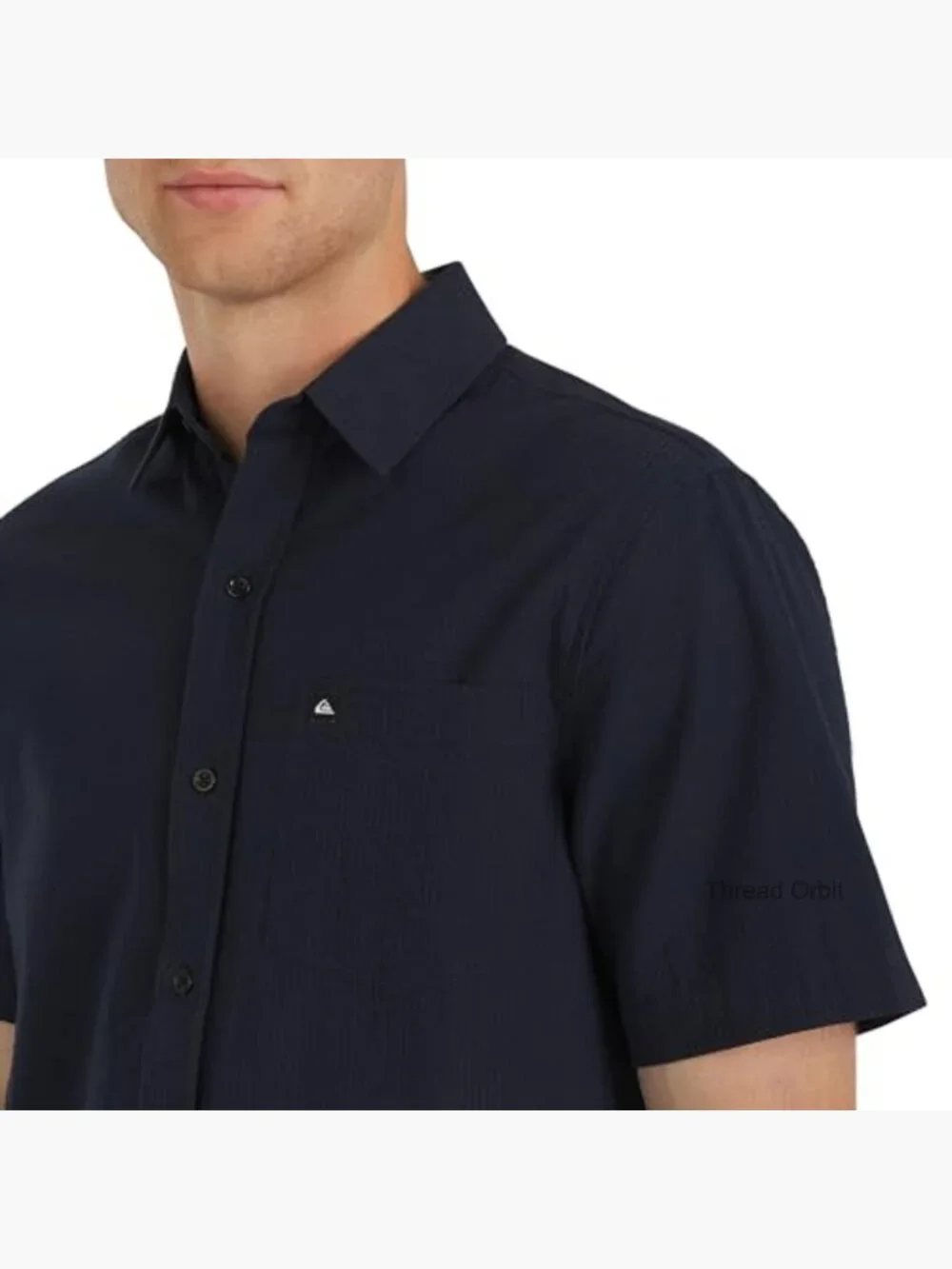 Premium Cotton Short Sleeve Button Down Seersucker Shirt_2